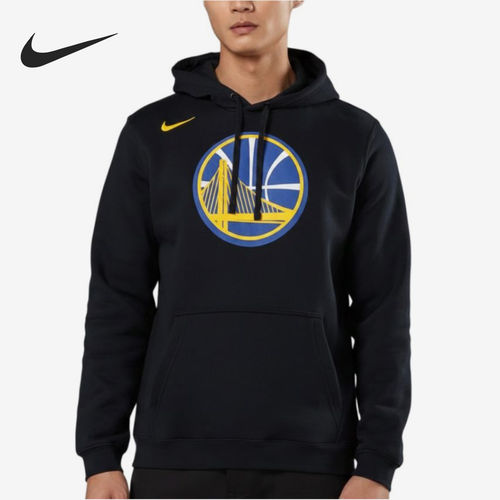 Nike耐克正品Team Fleece NBA男连帽拼色套头长袖卫衣881132-010