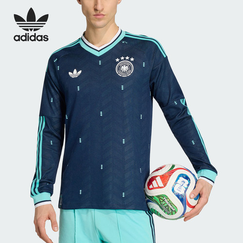 Adidas/阿迪达斯正品三叶草男士德国队球员版运动T恤JM1382