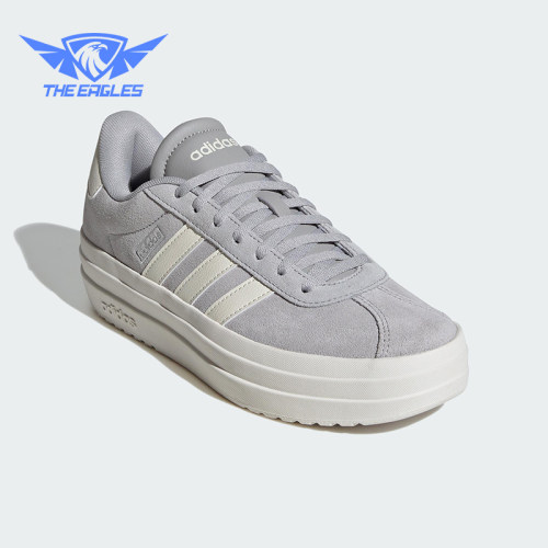 Adidas/阿迪达斯正品VL COURT BOLD女士经典厚底耐磨板鞋IF9784