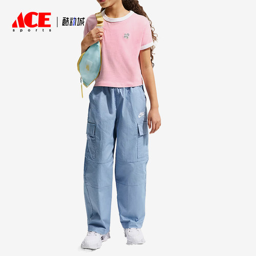 Nike/耐克正品大童轻盈柔软时尚透气圆领短袖T恤IR4948-690