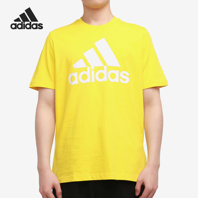 Adidas/阿迪达斯正品夏季新款男子休闲运动透气短袖T恤GM3248