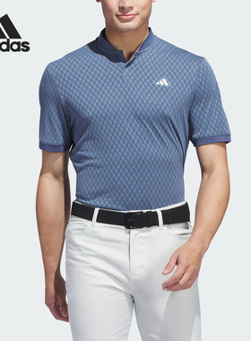 Adidas/阿迪达斯正品高尔夫男士运动休闲短袖POLO衫IU4416