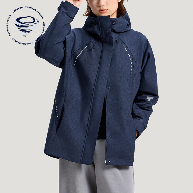 Adidas/阿迪达斯正品轻运动系列新款女经典深蓝色夹克外套KV4873