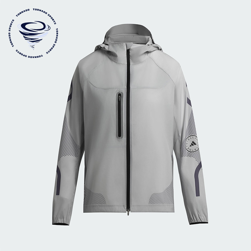 Adidas/阿迪达斯正品RUNNING JACKET女士经典跑步运动外套JW2018