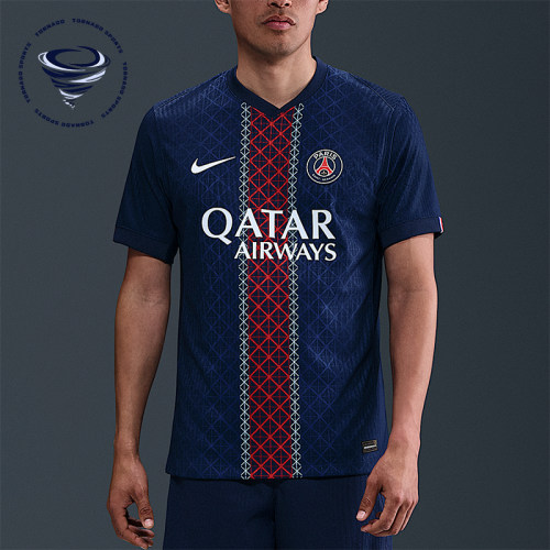 Nike/耐克正品2025夏季款男士足球拼接训练经典球衣HJ4547-411