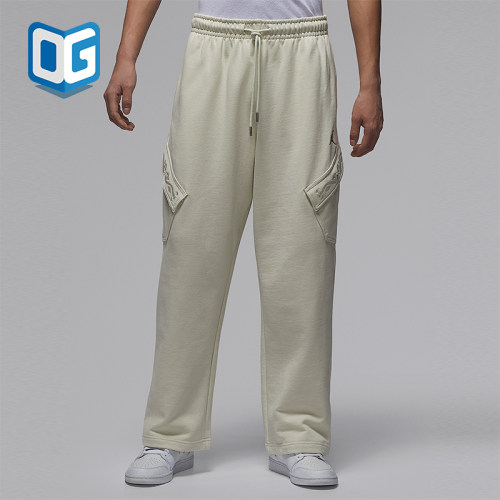 Nike/耐克正品JORDAN男士日常直筒刺绣针织运动长裤IQ3952-090