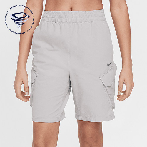 Nike/耐克正品夏季新款大童户外复古梭织休闲运动长裤FZ4903-009