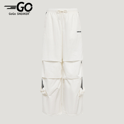 Adidas/阿迪达斯正品PARACHUTE PANTS女士经典宽松运动伞裤LF1193