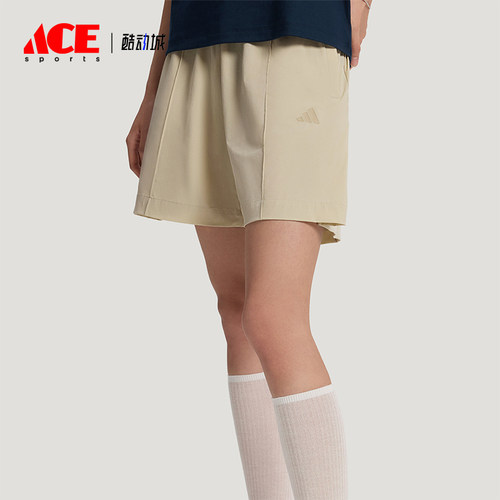 Adidas/阿迪达斯正品女士宽松梭织透气经典简约运动短裤KZ1577