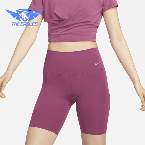 Nike/耐克正品夏季新款女士跑步训练针织休闲短裤DQ6004-653