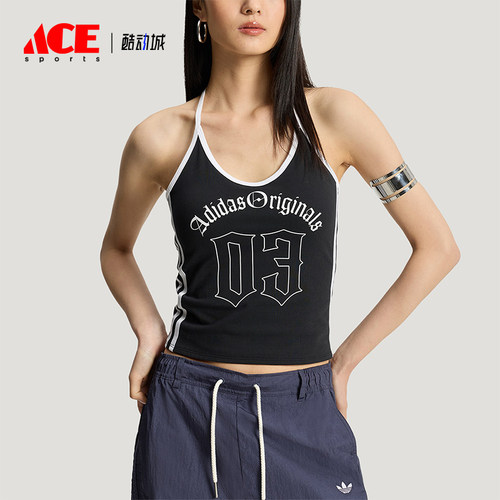 Adidas/阿迪达斯正品夏季款三叶草女士经典休闲无袖背心KT3049