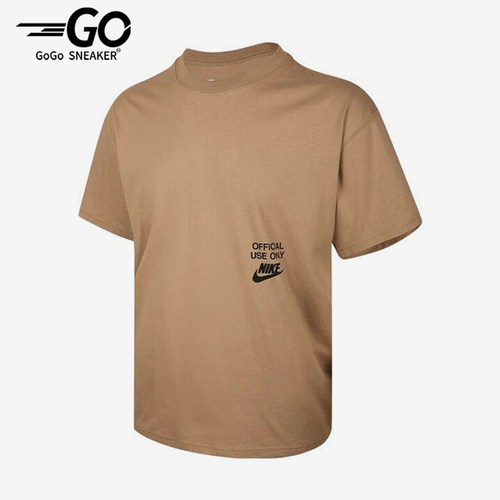 Nike/耐克正品夏季男士落肩字母印花logo宽松短袖T恤HJ0775-297