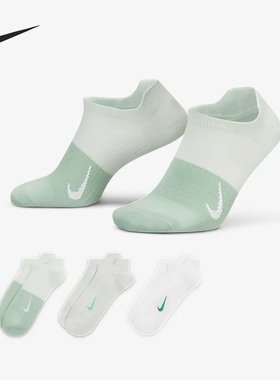 Nike/耐克正品当季新款女子跑步透气运动袜三双装CV2964-915