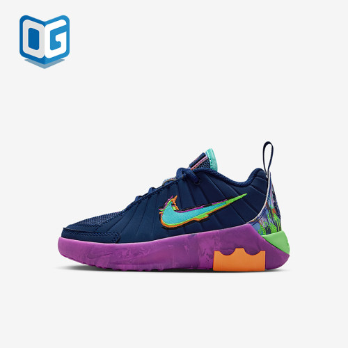 Nike/耐克正品LeBron Witness 9小童透气减震篮球鞋HV2268-400