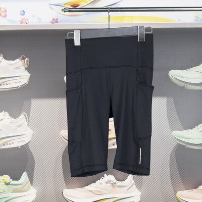李宁正品春季新款健身系列女子舒适修身透气运动短裤AUSU028-3