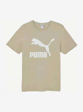 Puma/彪马正品男女同款Logo印花圆领套头短袖T恤532280-68