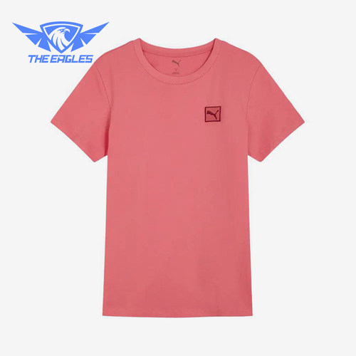 Puma/彪马正品ESS ELEVATED女士亲肤刺绣运动短袖T恤690642-22