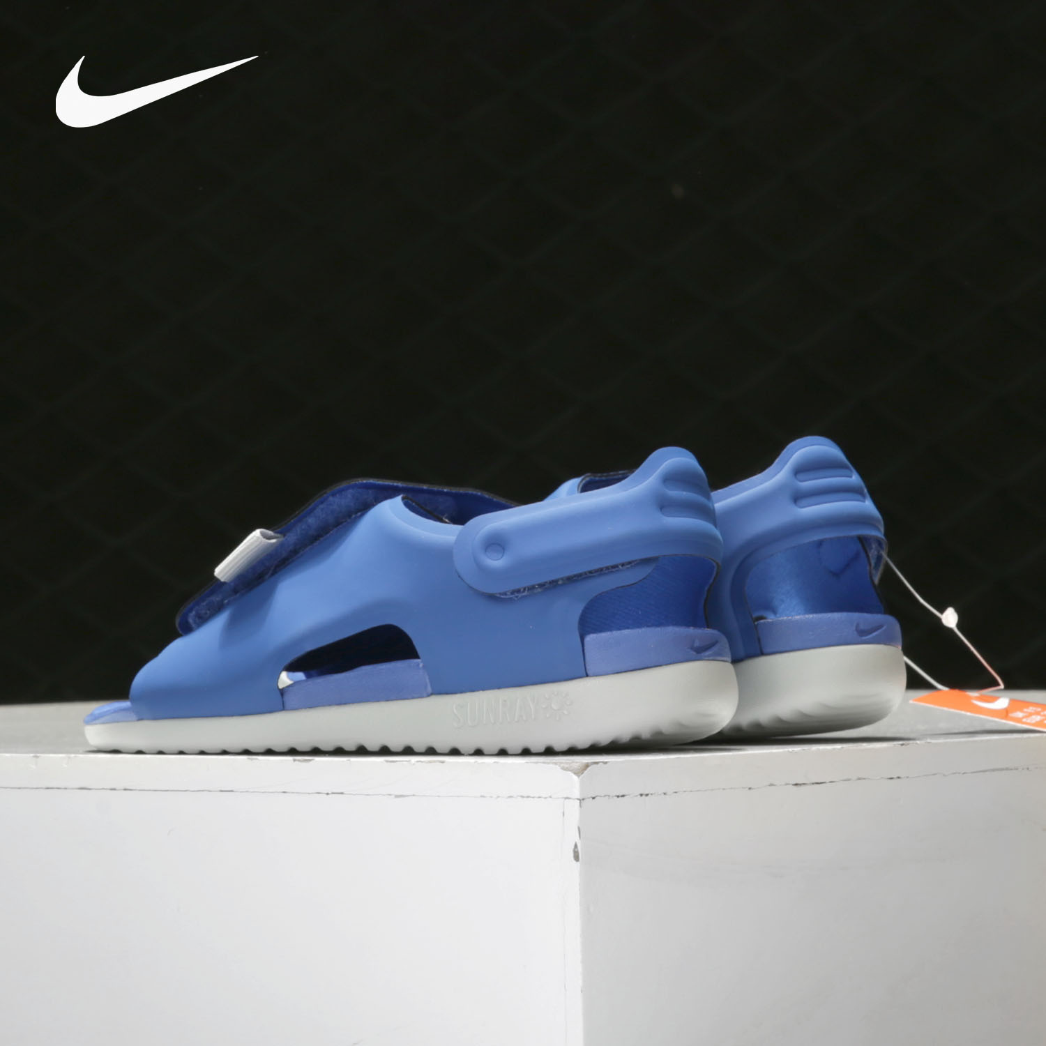 Nike/耐克正品 SUNRAY ADJUST 5 (TD) 魔术贴 婴童运动凉鞋AJ9077