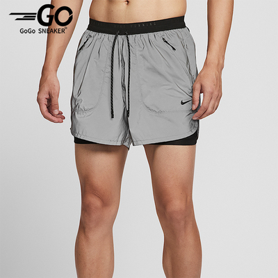 Nike/耐克正品2025男士耐穿二合一反光跑步透气短裤IM6268-010