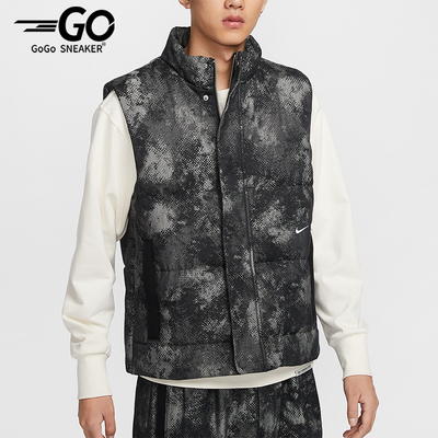 耐克男士时尚棉服马甲