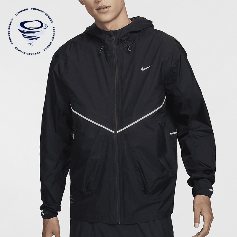 耐克男士防风防水跑步夹克