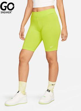 Nike/耐克正品夏季新款女士跑步训练骑行紧身短款CZ8527-321
