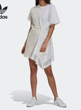 Adidas/阿迪达斯正品 Tee Dress 三叶草女子运动连衣裙GN3274