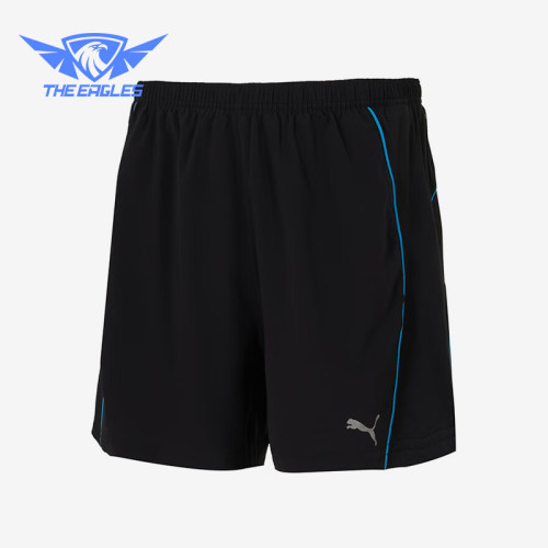 Puma/彪马正品时尚柔软亲肤男士黑蓝色经典运动短裤527255-98