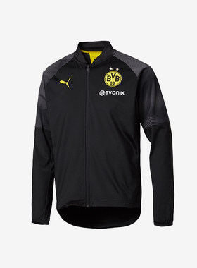 Puma/彪马正品BVB Jacket多特蒙德男士足球夹克外套754535-02