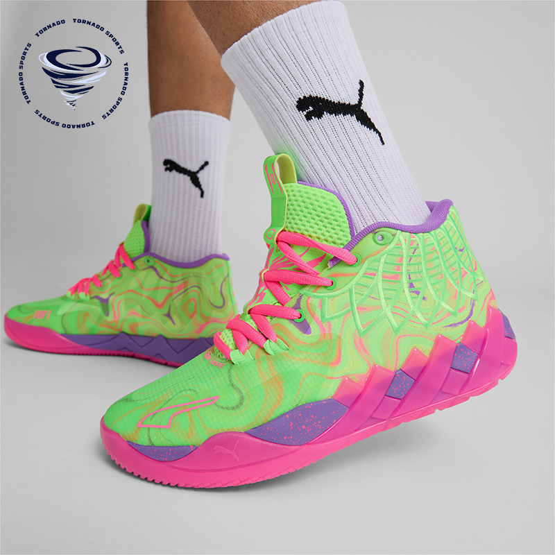 彪马男士正品运动训练高帮篮球鞋