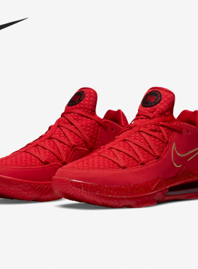 Nike/耐克正品 LEBRON 17 男子气垫缓震耐磨运动实战篮球鞋CD5009