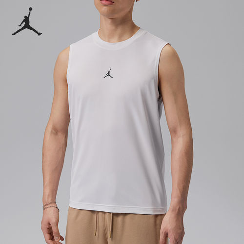 Nike/耐克正品JORDAN男士舒爽透气简约日常背心T恤IF0890-100