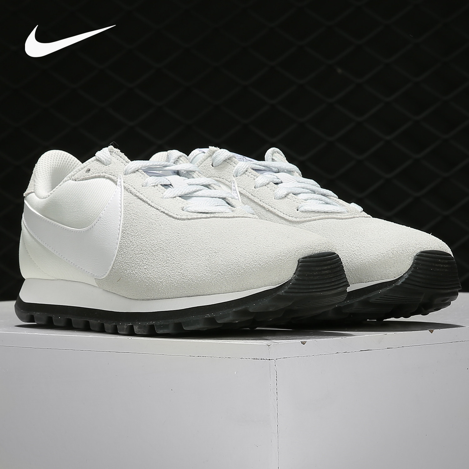 Nike/耐克正品PRE-LOVE女子镭射彩虹反光复古运动休闲鞋 AO3166