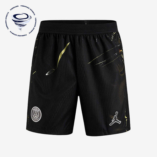 Nike/耐克正品JORDAN新款男黑金色足球运动经典短裤IB3149-010