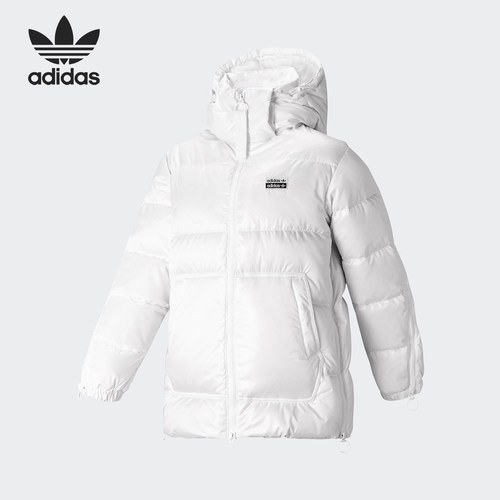 Adidas/阿迪达斯正品三叶草女子休闲保暖运动羽绒服GE0985 GE0986