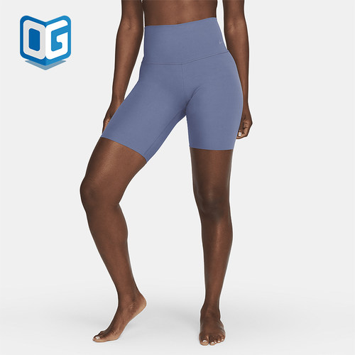 Nike/耐克正品夏季新款女士透气健身瑜伽紧身短裤DQ6004-491