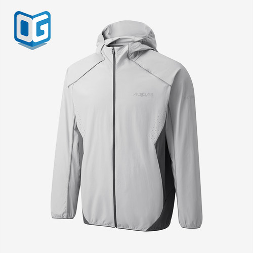 Adidas/阿迪达斯正品DRYWV连帽拉链长袖夹克经典男夹克外套KQ5301