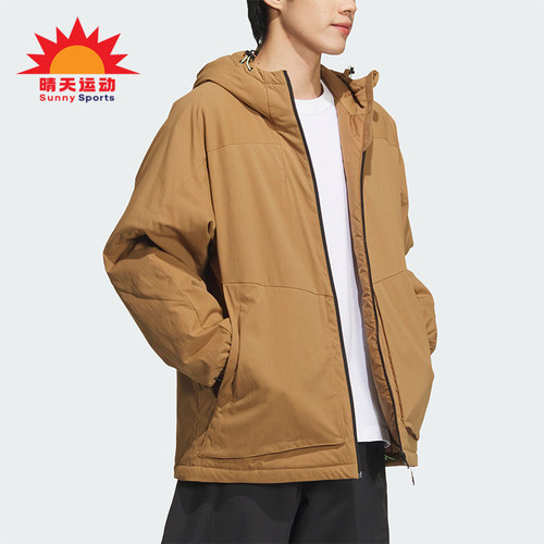 阿迪达斯男士防泼水运动棉服
