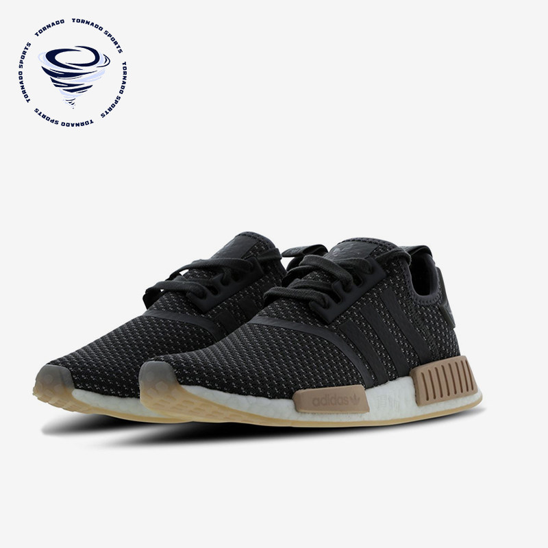 Adidas/阿迪达斯正品NMDR1女低帮复古网面经典跑步运动鞋BB9091