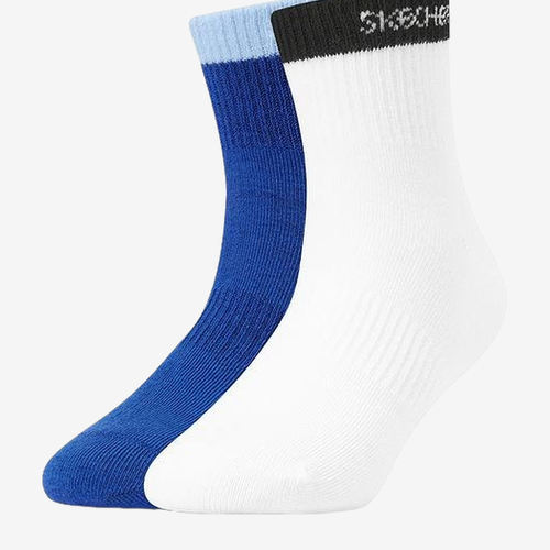 Skechers斯凯奇正品儿童舒适透气亲肤柔软袜子L223B112-03WG