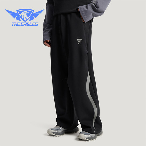 Adidas/阿迪达斯正品春秋男士运动休闲日常针织宽松长裤KU5305