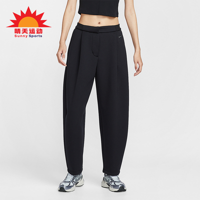 Nike/耐克正品2025冬季女士简约运动休闲中腰宽松长裤HV1965-010