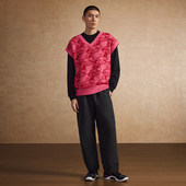 男子韦德系列宽松休闲背心编织衫 春季 AMVT029 李宁正品 Lining