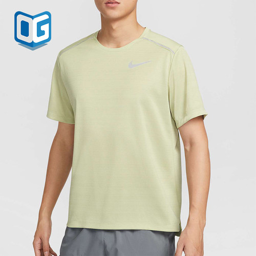 Nike/耐克正品2025夏季款男士透气跑步运动训练短袖AJ7566-371