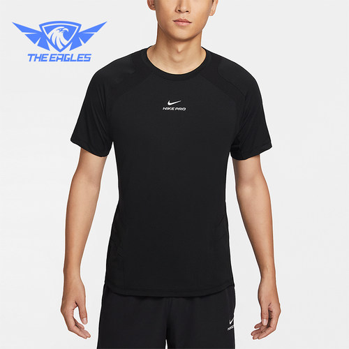 Nike/耐克正品2025男士耐穿圆领套头透气运动训练短袖IF2215-010