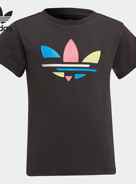Adidas/阿迪达斯正品当季新款小童休闲运动圆领短袖 H25287