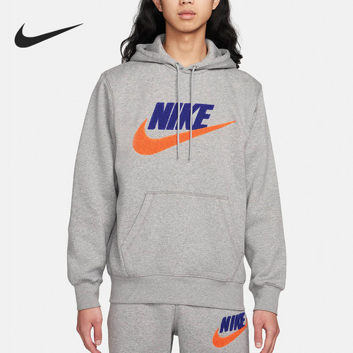 Nike/耐克官方正品新款男士印花宽松休闲运动长袖卫衣FN3105-063