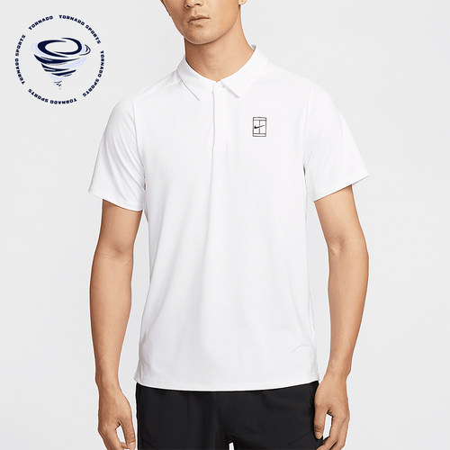 Nike/耐克正品Dri-FIT男士翻领修身网球经典运动POLO衫FZ6908-100