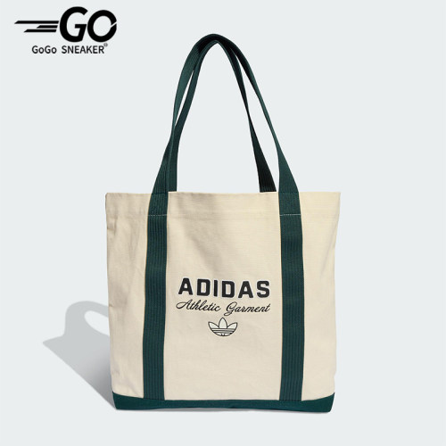 Adidas/阿迪达斯正品三叶草男女经典实用印花手拎托特包KF2041