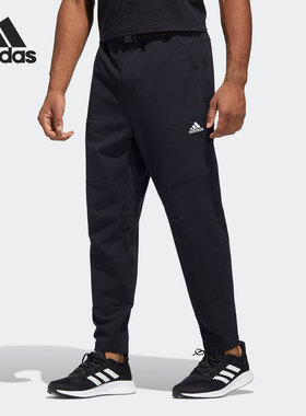 Adidas/阿迪达斯正品新款男子运动休闲透气梭织长裤HE9890
